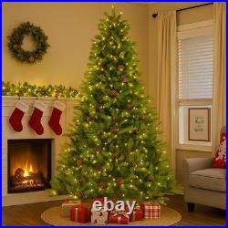 Hivvago 6/7 FT Artificial Tree with Pine Cones & Adjustable Light Brightness Hivvago 6/7 FT Artificial Tree with Pine Cones & Adjustable Light Brightness