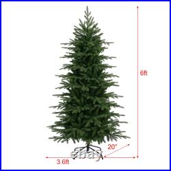 Hivvago Warm White LED Christmas Tree Prelit Artificial in 6ft 7.5ft 9ft Sizes