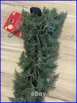 Hobby Lobby 6ft Pre-Lit Cedar Garland. Christmas Greenery Lighted Garland. NEW Hobby Lobby 6ft Pre-Lit Cedar Garland. Christmas Greenery Lighted Garland. NEW