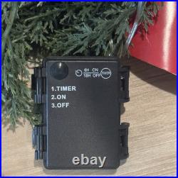 Hobby Lobby 6ft Pre-Lit Cedar Garland. Christmas Greenery Lighted Garland. NEW Hobby Lobby 6ft Pre-Lit Cedar Garland. Christmas Greenery Lighted Garland. NEW