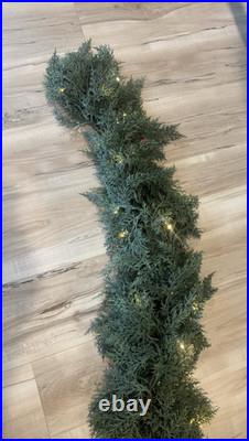 Hobby Lobby 6ft Pre-Lit Cedar Garland. Christmas Greenery Lighted Garland. NEW Hobby Lobby 6ft Pre-Lit Cedar Garland. Christmas Greenery Lighted Garland. NEW