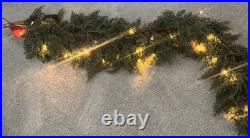 Hobby Lobby 6ft Pre-Lit Cedar Garland. Christmas Greenery Lighted Garland. NEW Hobby Lobby 6ft Pre-Lit Cedar Garland. Christmas Greenery Lighted Garland. NEW