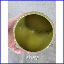 Hobby Lobby Glitter Snowman Figurine Black Top Hat Orange Nose Christmas 2012