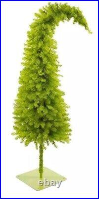 Hobby Lobby Grinch Christmas Tree 5' LED Bright Green Whimsical Indoor