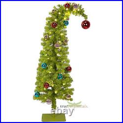 Hobby Lobby Grinch Christmas Tree 5′ LED Bright Green Whimsical Indoor