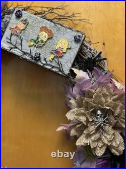 Hocus Pocus HandCrafted Wreath! Featuring Your Favorite Sanderson Sisters! Decor Hocus Pocus HandCrafted Wreath! Featuring Your Favorite Sanderson Sisters! Decor