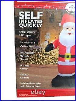 Holiday Collection 10ft Inflatable Santa. Brand New In Box