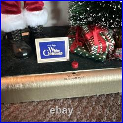 Holiday Creations Bing Crosby Sings White Christmas Lights Up Holiday