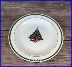 Holiday Dining Set 53 Pieces with Plates, Bowls, Coffee Cups and Wine Glasses