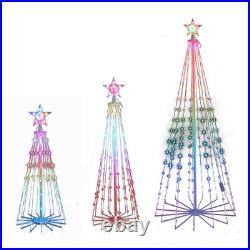 Holiday Living 3-Count Color Changing LED Lights String Christmas Trees 3-ft, 4