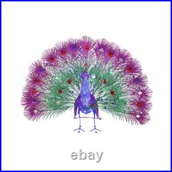 Holiday Living 3-ft LED Multicolor Twinkling Peacock Holiday Decoration