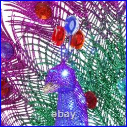Holiday Living 3-ft LED Multicolor Twinkling Peacock Holiday Decoration