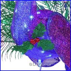 Holiday Living 3-ft LED Multicolor Twinkling Peacock Holiday Decoration