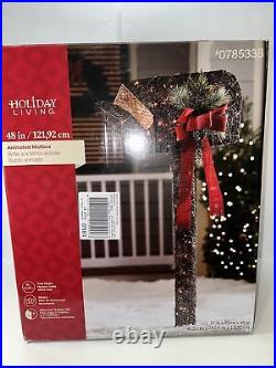 Holiday Living 48 Pre Lit Animated Mailbox Indoor/Outdoor New in Box