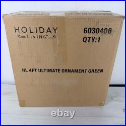 Holiday Living 4ft Ultimate Ornament Green Christmas Outdoor Decoration 6030406