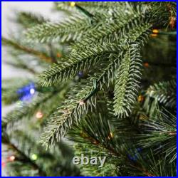 Holiday Living 7.5-ft Brighton Spruce Pre-lit Artificial Christmas Tree