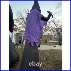 Holiday Living Airblown Fire and Ice Pumpkin Reaper Inflatable