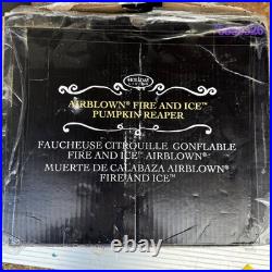 Holiday Living Airblown Fire and Ice Pumpkin Reaper Inflatable