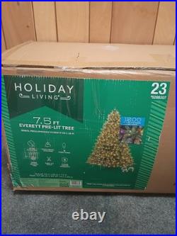 Holiday Living Everett Grand 7.5-ft Fraser fir Pre-lit Artificial Christmas Tree Holiday Living Everett Grand 7.5-ft Fraser fir Pre-lit Artificial Christmas Tree