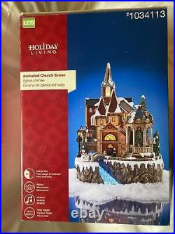 Holiday Living Musical Animated Church Scene Christmas Holiday Village