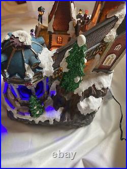 Holiday Living Musical Animated Church Scene Christmas Holiday Village