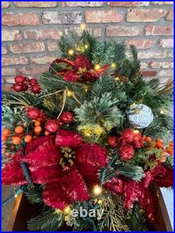 Holiday Living Pre-lit Topiary Sleigh Christmas Display 30 Indoor/Outdoor