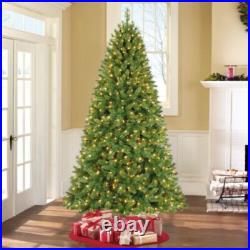 Holiday Time 7.5' Color Change LED Kennedy Fir Artificial Christmas Tree New