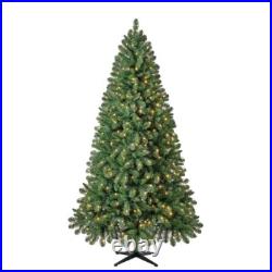Holiday Time 7.5' Color Change LED Kennedy Fir Artificial Christmas Tree New