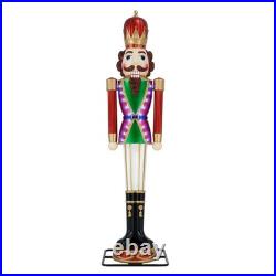 Holiday Time Animated Christmas Nutcracker Blow Mold Decoration, Multicolor, 9