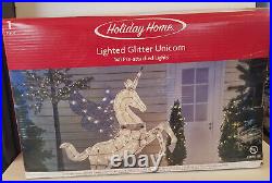 Holiday Time Lighted Glitter Unicorn UL Certified ES69-378 Indoor/Outdoor Use
