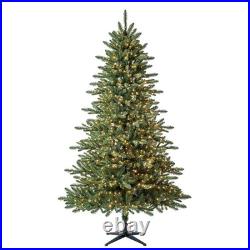 Holiday Time SG76M3ZABD00 7.5' Pre-Lit Milford Pine Green Artificial Christmas