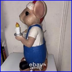 Holiday Time Seller Helper 28 Christmas Mouse LED Weighted Mice Blow Mold