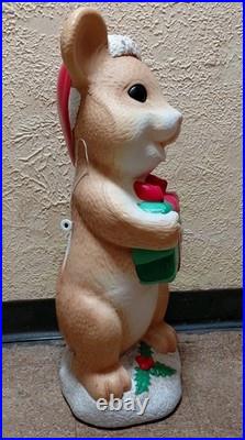 Holiday Time Seller Helper 28 Christmas Mouse LED Weighted Mice Blow Mold