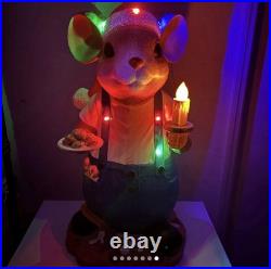 Holiday Time Seller Helper 28 Christmas Mouse LED Weighted Mice Blow Mold