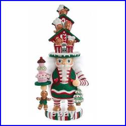 Hollywood Battery Operated LED Gingerbread House Hat Nutcracker 15 Inch HA0571