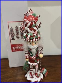 Hollywood NutcrackersT Peppermint Candy Hat Nutcracker Hard To Find