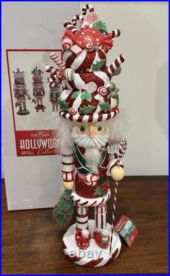 Hollywood NutcrackersT Peppermint Candy Hat Nutcracker Hard To Find