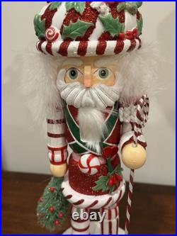 Hollywood NutcrackersT Peppermint Candy Hat Nutcracker Hard To Find