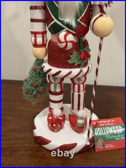 Hollywood NutcrackersT Peppermint Candy Hat Nutcracker Hard To Find