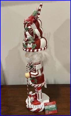 Hollywood NutcrackersT Peppermint Candy Hat Nutcracker Hard To Find