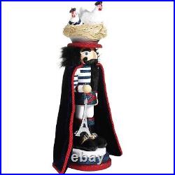 Hollywood Three French Hens Nutcracker HA0465 17.5 Inch New