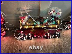 Holographic Holiday Train Christmas Light Decor 1991 Kmart Exclusive