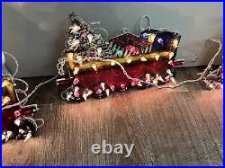 Holographic Holiday Train Christmas Light Decor 1991 Kmart Exclusive