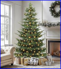 Home 7.5 ft Pre-Lit Grand Duchess Fir Christmas Tree