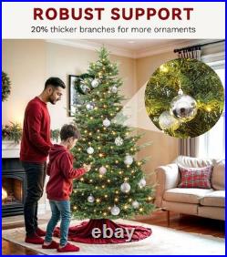 Home 7.5 ft Pre-Lit Grand Duchess Fir Christmas Tree