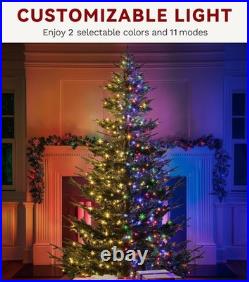 Home 7.5 ft Pre-Lit Grand Duchess Fir Christmas Tree