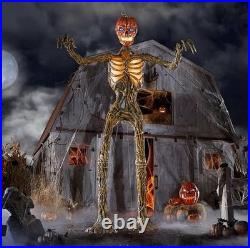 Home Accents 12-Foot Inferno Pumpkin Skeleton with LifeEyes