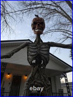 Home Accents 12-Foot Inferno Pumpkin Skeleton with LifeEyes