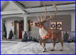 Home Accents 8.5ft Giant Size LED Towering Reindeer Christmas Decor NEW IN BOX