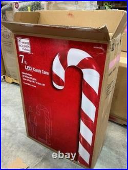 Home Accents Giant Candy Cane 7 Ft LED Blowmold Home Depot USED 100% Work